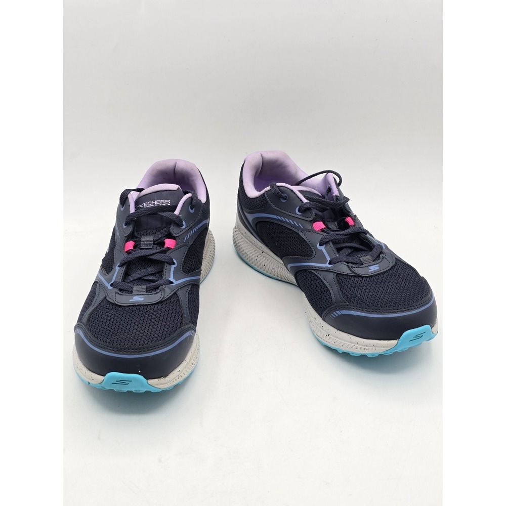 Skechers Go Run Consistent Vivid Horizon Running Shoes Sneakers Navy Womens 8.5W
